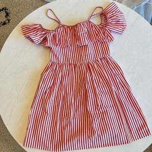 Red stripe molly minis dress brand new with tags
